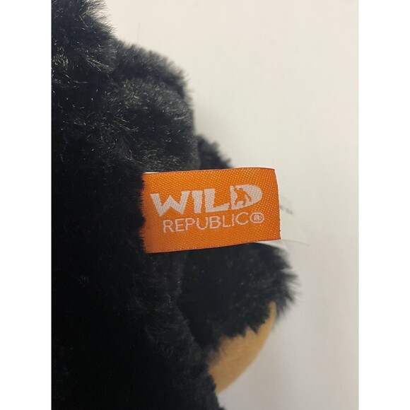 12" and 8” Soft Cuddly Sitting Black Bears Plush Aurora and Wild Republic Set - Picture 13 of 16